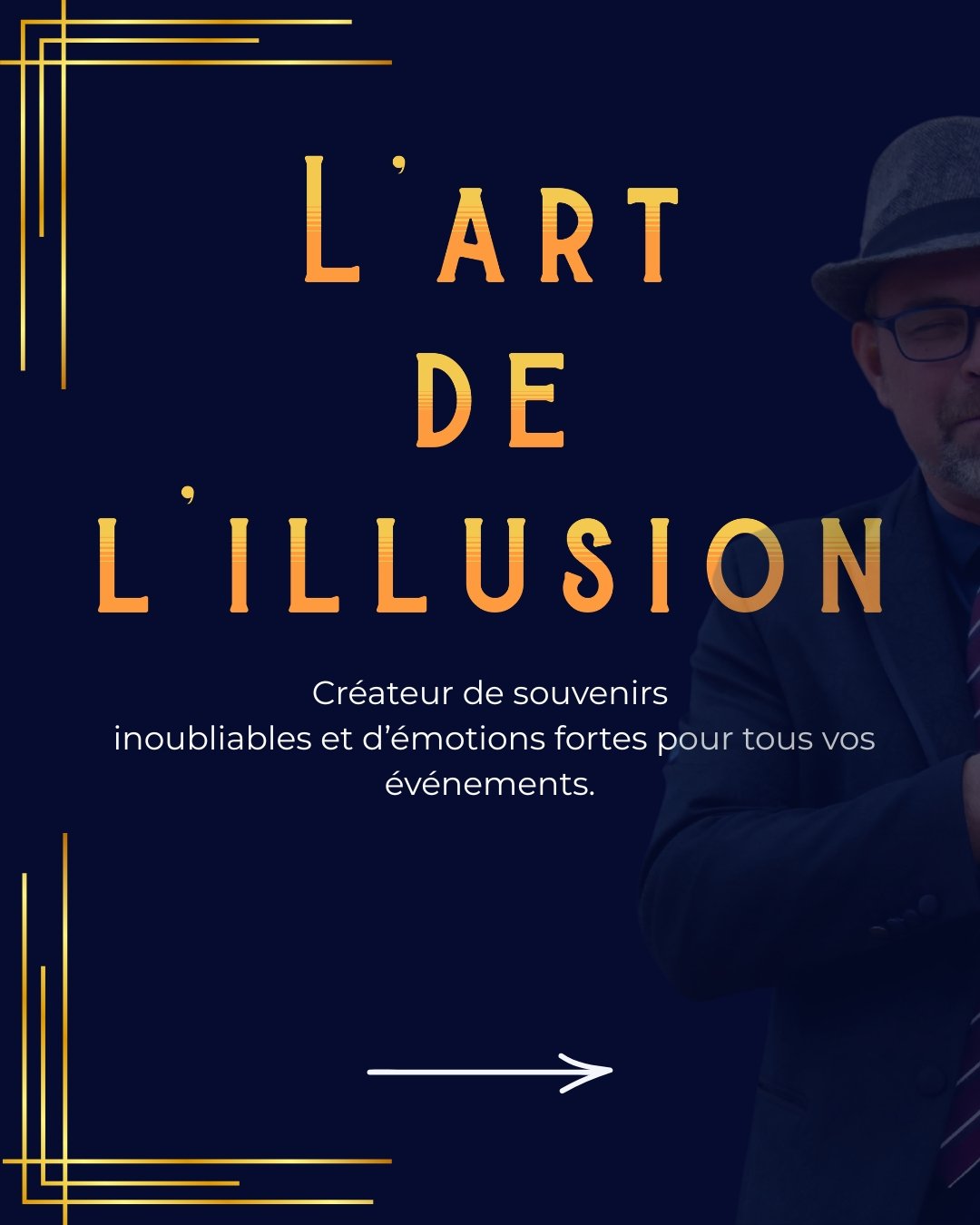Diaporama Stéphane Le Magicien linkedin 1