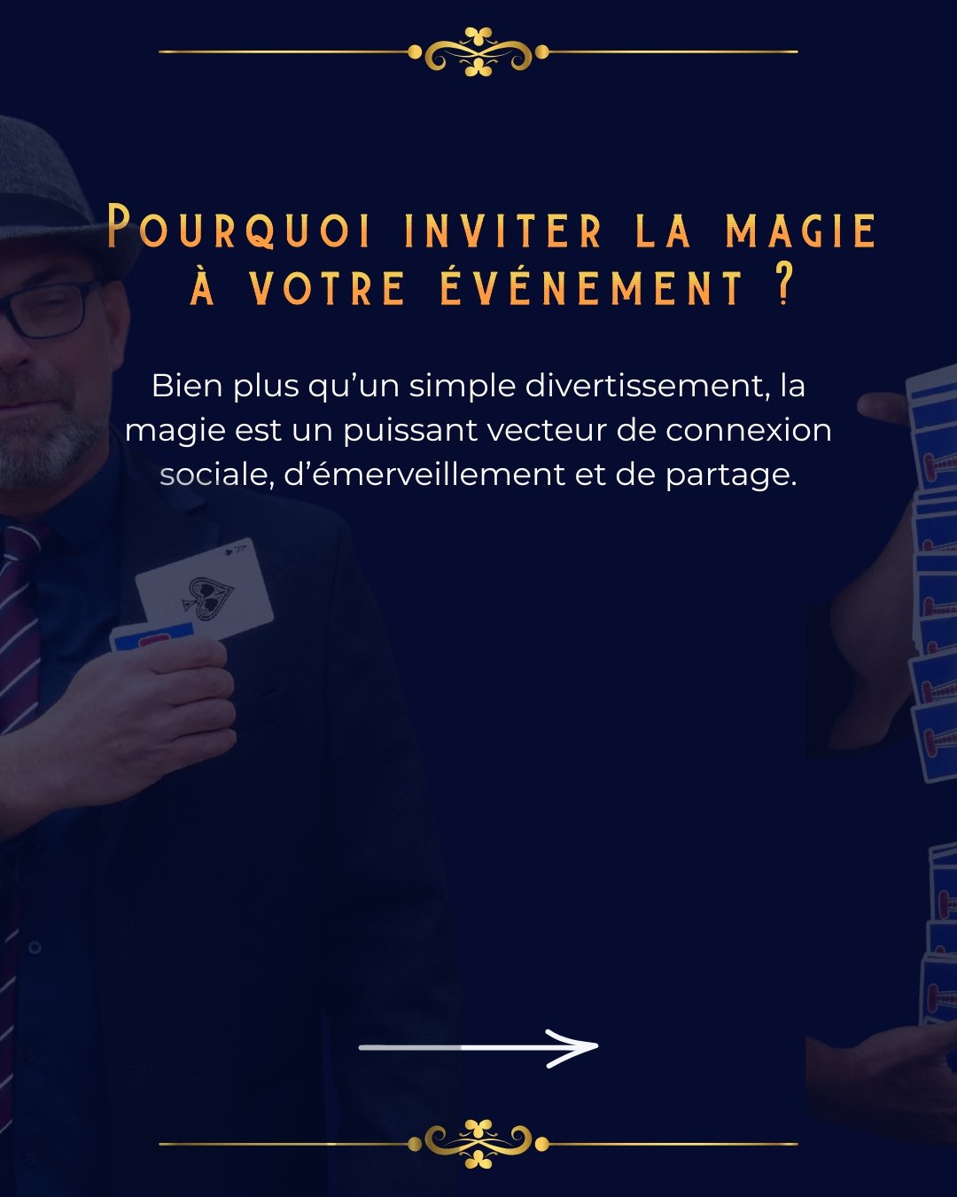 Diaporama Stéphane Le Magicien linkedin 2