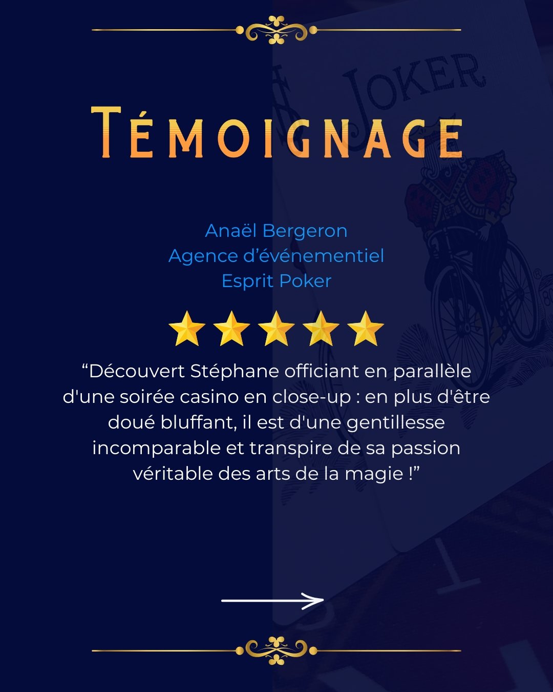 Diaporama Stéphane Le Magicien linkedin 5