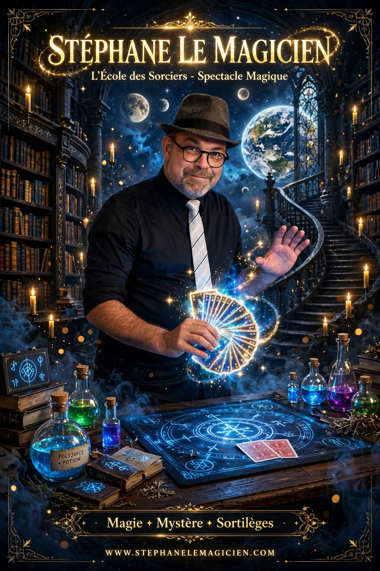 Affiche Stéphane Le Magicien